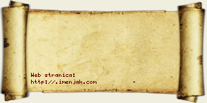 Isidora Aleksić vizit kartica